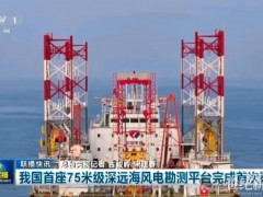 中国船舶武汉船机总包在山东半岛海上风电场完成首次勘测