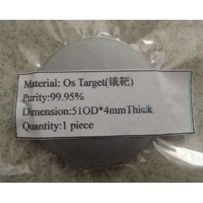 高纯贵金属锇靶Os 磁控溅射镀膜锇靶 锇靶Osmium